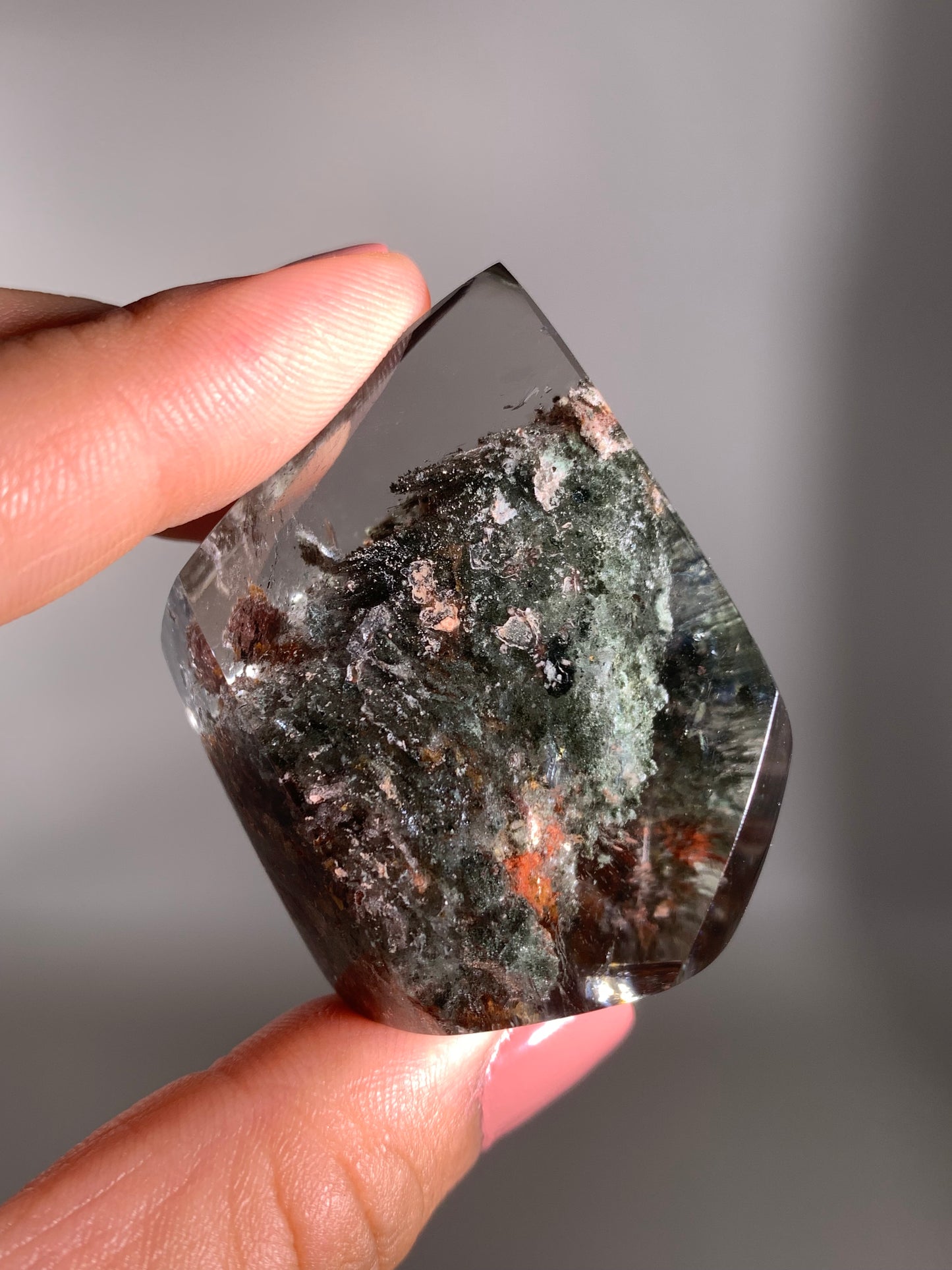 Scenic Garden Quartz Polished Freeform Brazil