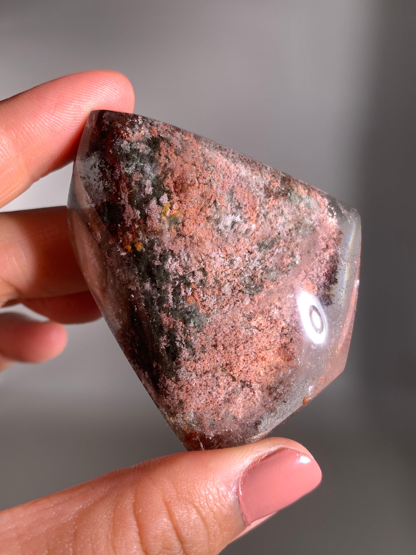 Colorful Garden Quartz Polished Freeform Brazil