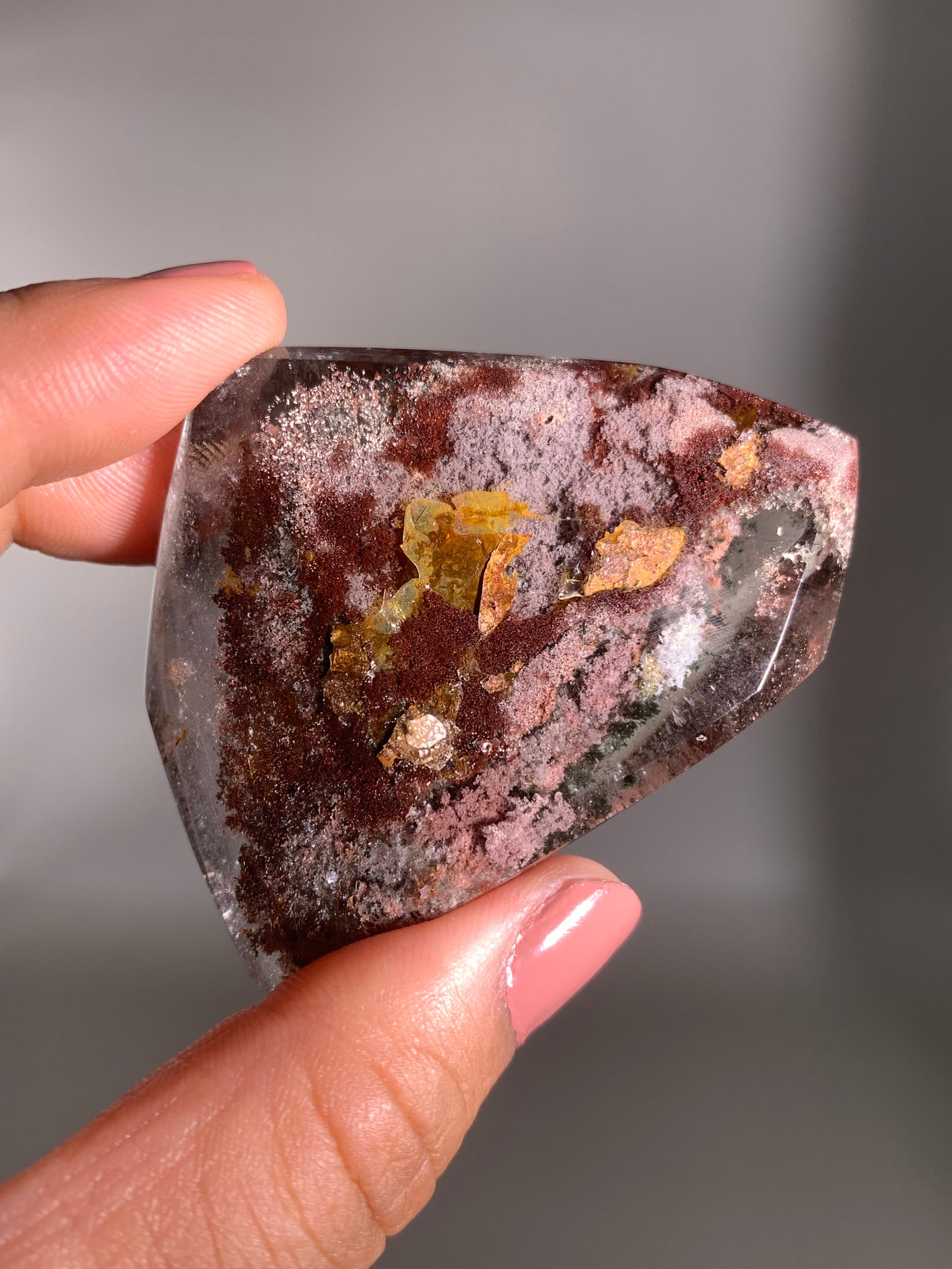 Colorful Garden Quartz Polished Freeform Brazil