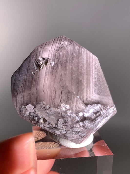 High-Quality Pink Lithium Layered Garden Quartz Polished Freeform Brazil