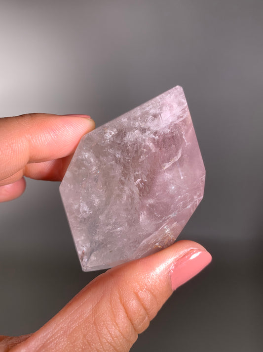 SALE Pink Lithium Garden Quartz Polished Freeform Brazil