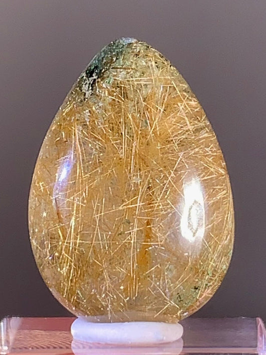 Himalayan Rutile Garden Quartz Cabochon