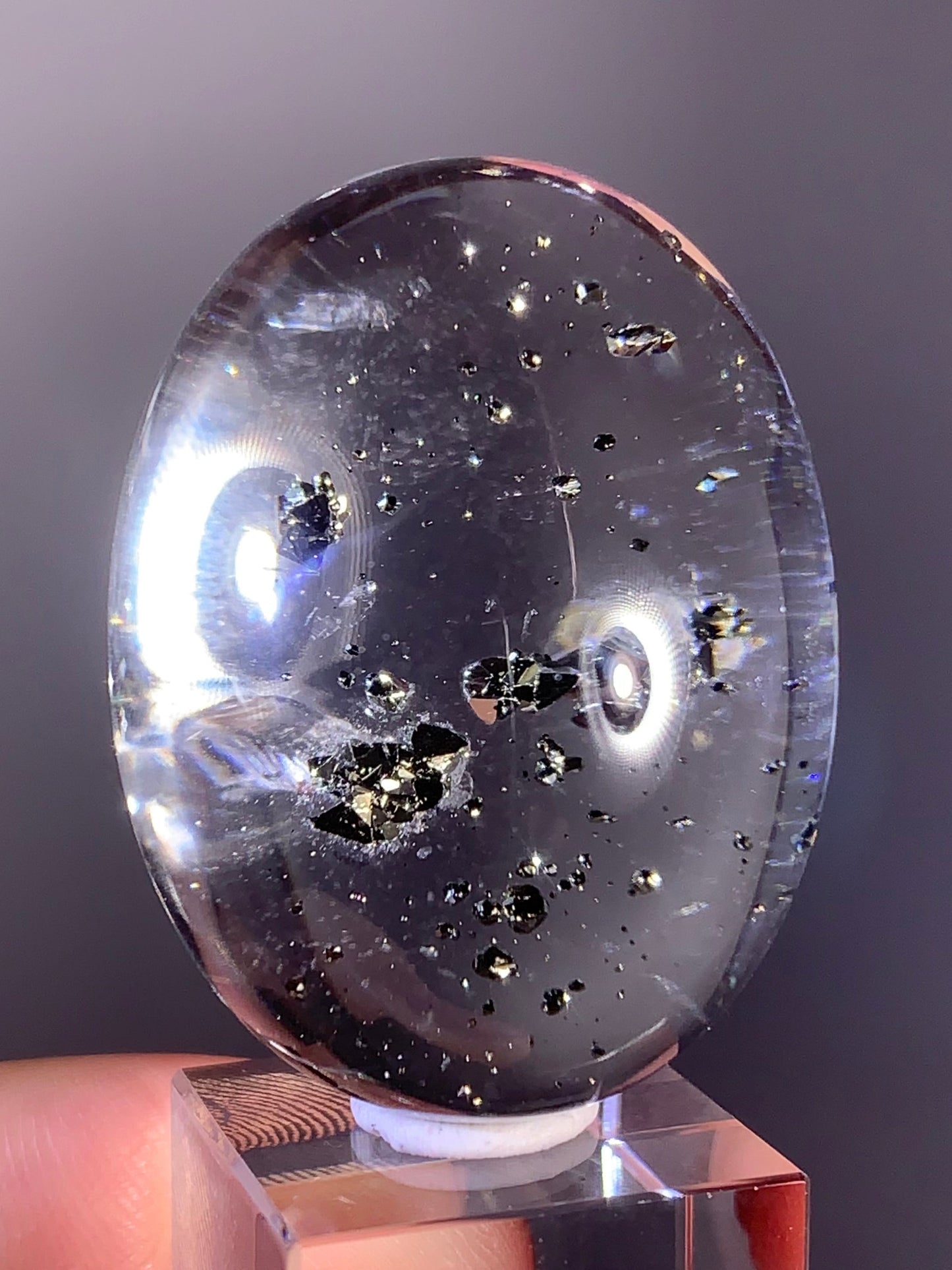 Collector’s Grade Pyrite Included Quartz – Madagascar