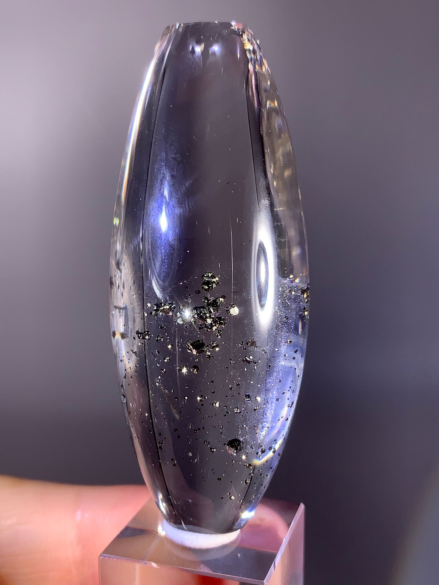 Collector’s Grade Pyrite Included Quartz – Madagascar