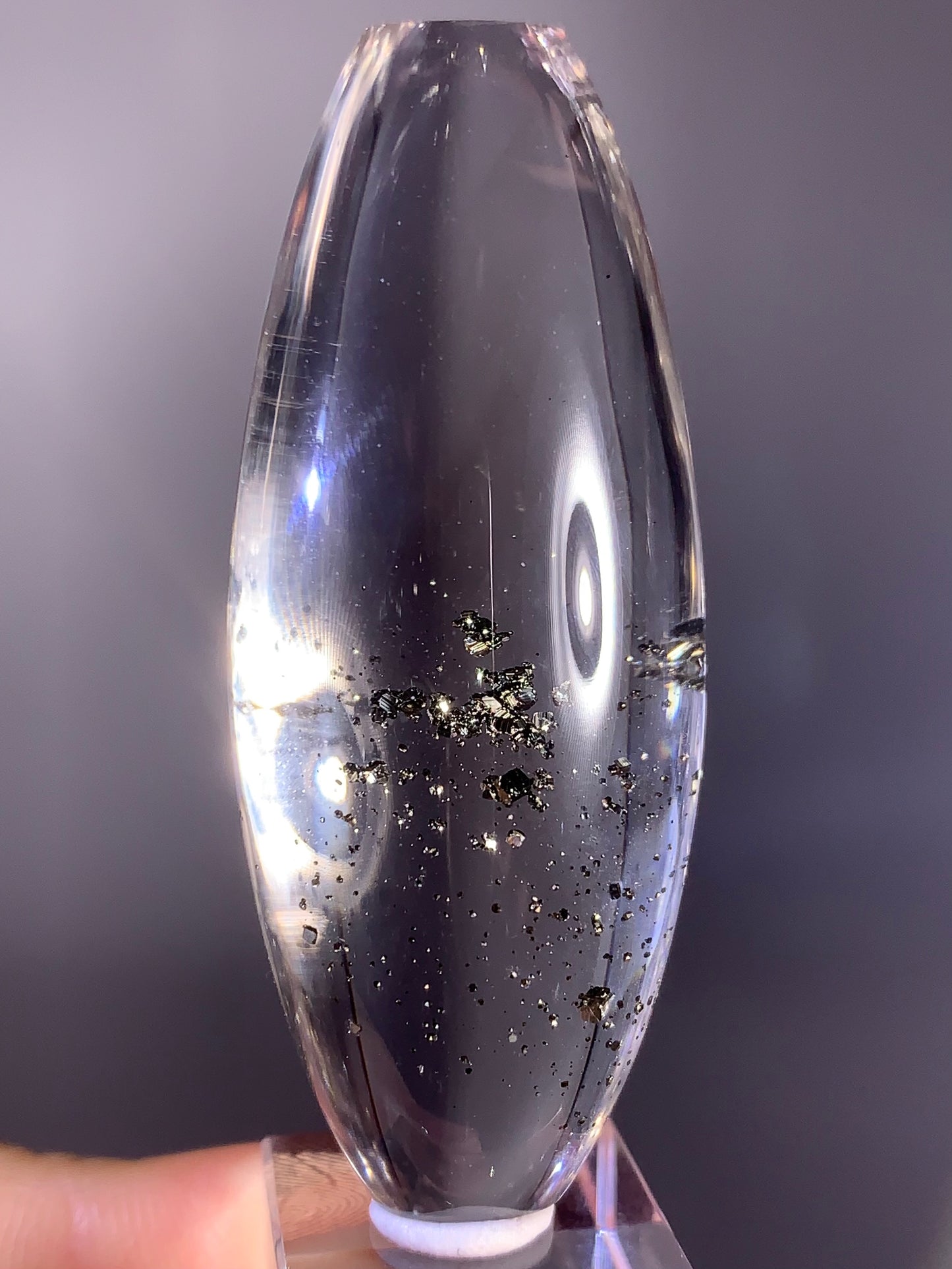 Collector’s Grade Pyrite Included Quartz – Madagascar