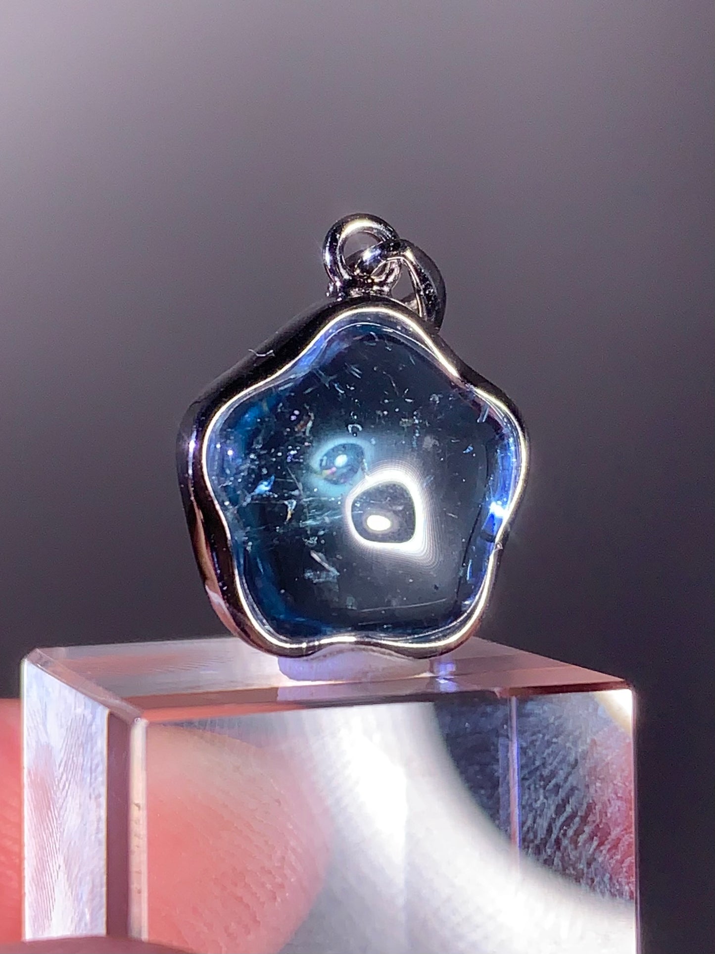 Star Shape Topaz Pendant in S925 Sterling Silver – Brazil