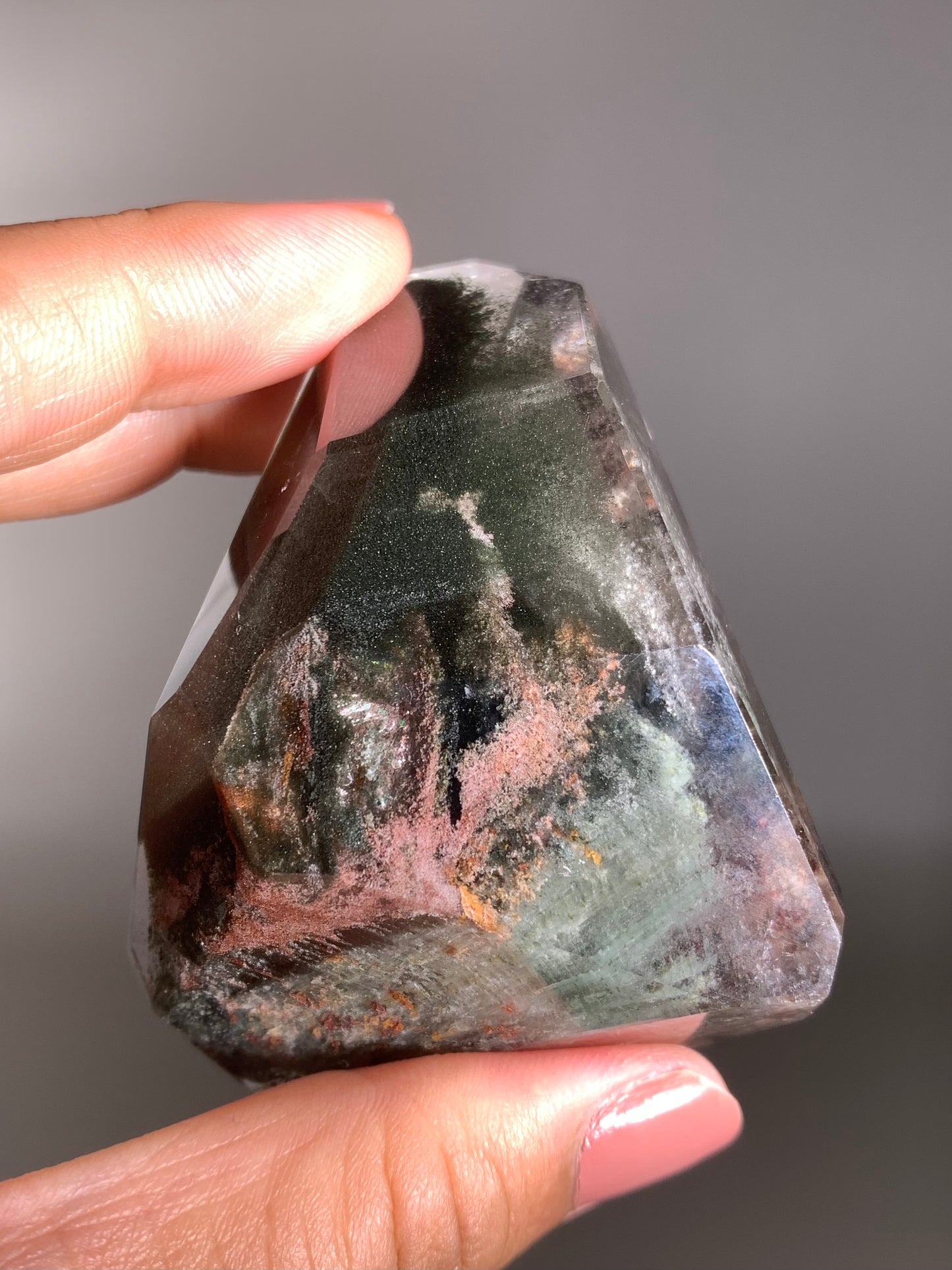 Scenic Garden Quartz Polished Freeform Zambia