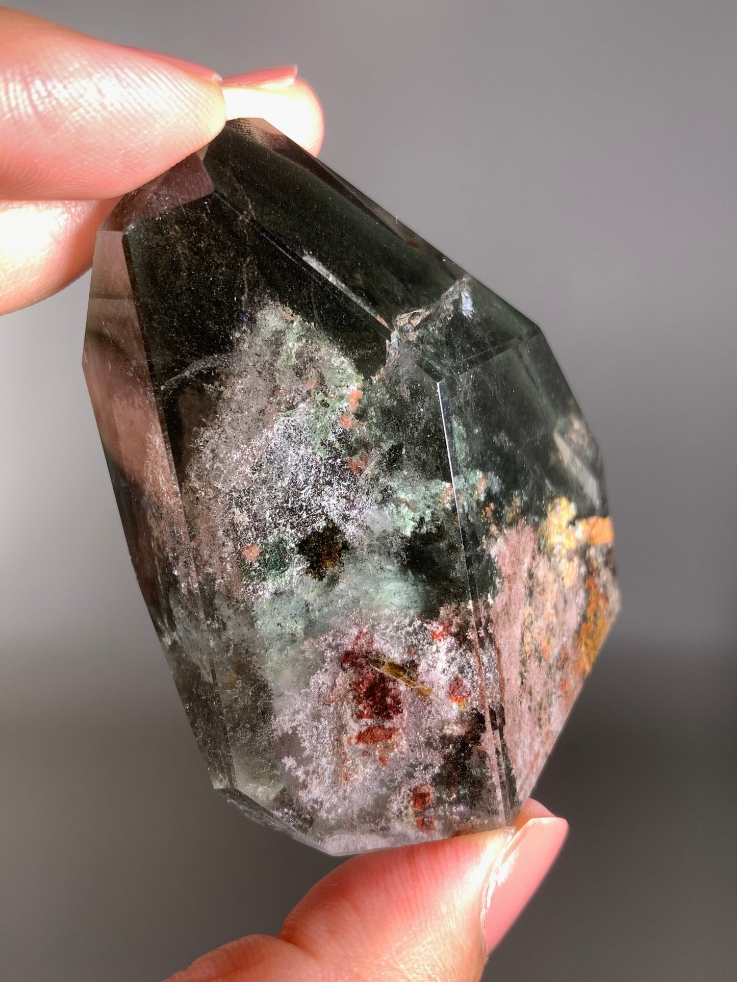 Scenic Garden Quartz Polished Freeform Zambia