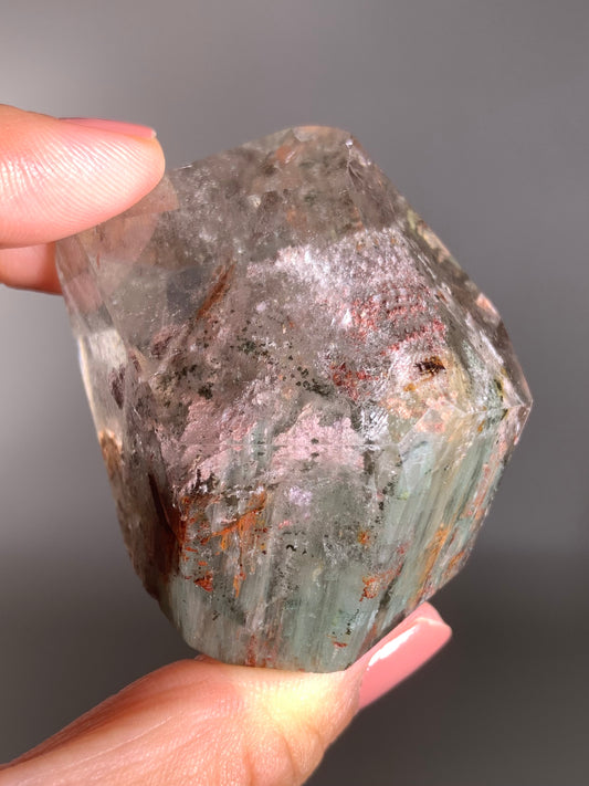 Colorful Spring Season Garden Quartz Polished Freeform from Zambia