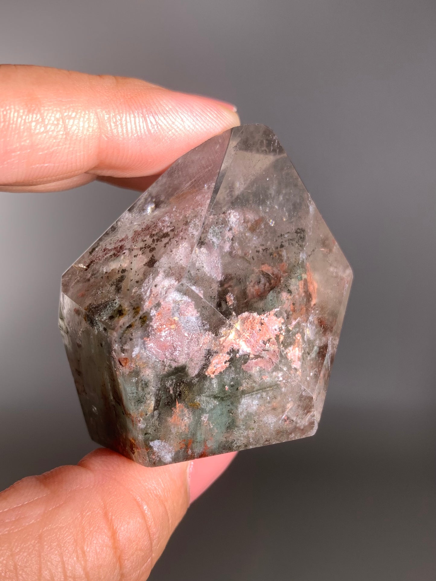 Colorful Spring Season Garden Quartz Polished Freeform from Zambia