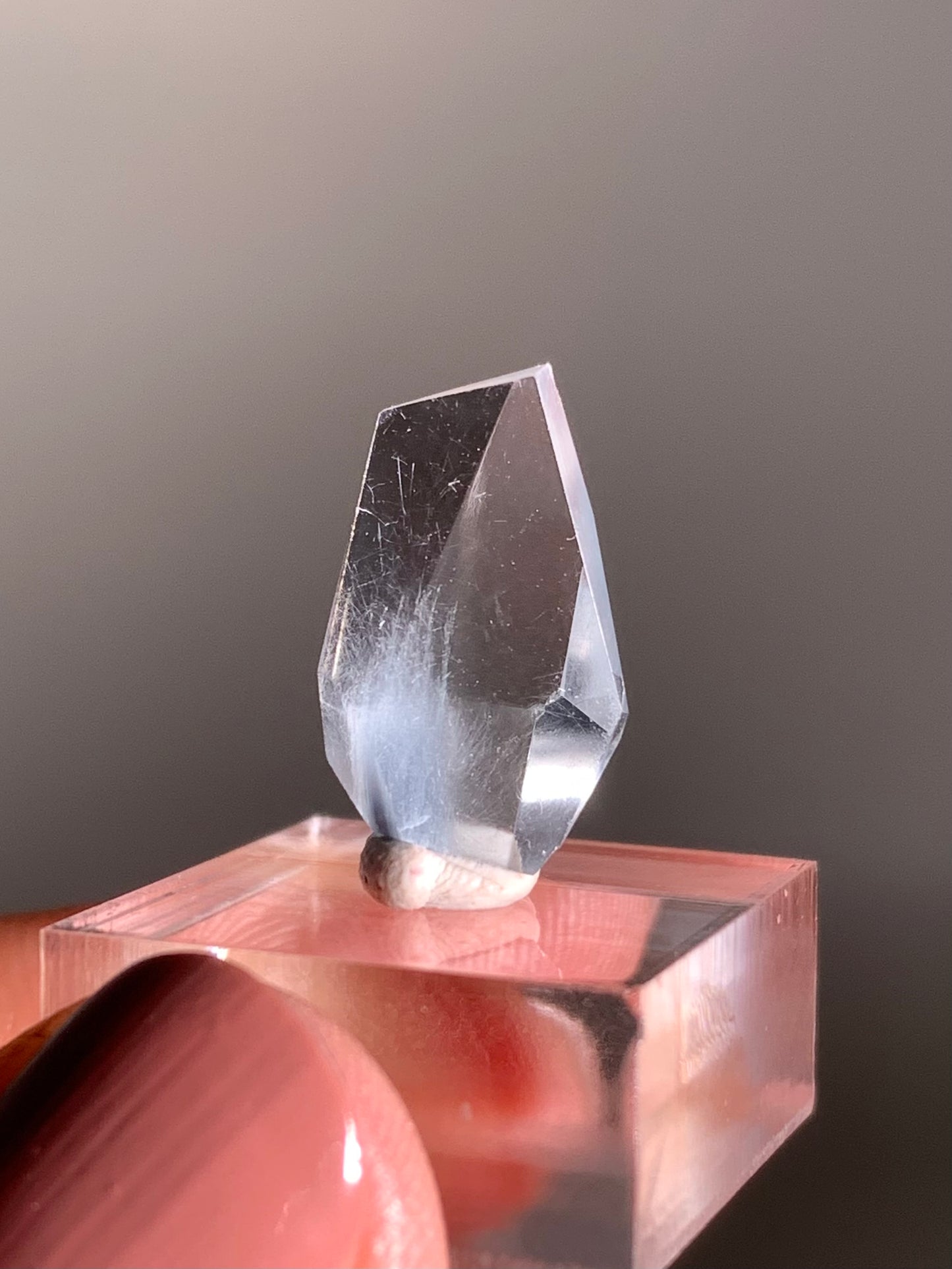 Blue Amphibole Quartz Polished Freeform