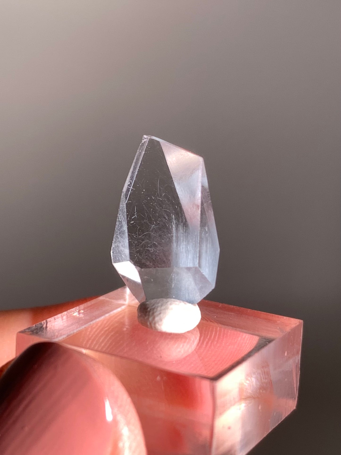 Blue Amphibole Quartz Polished Freeform