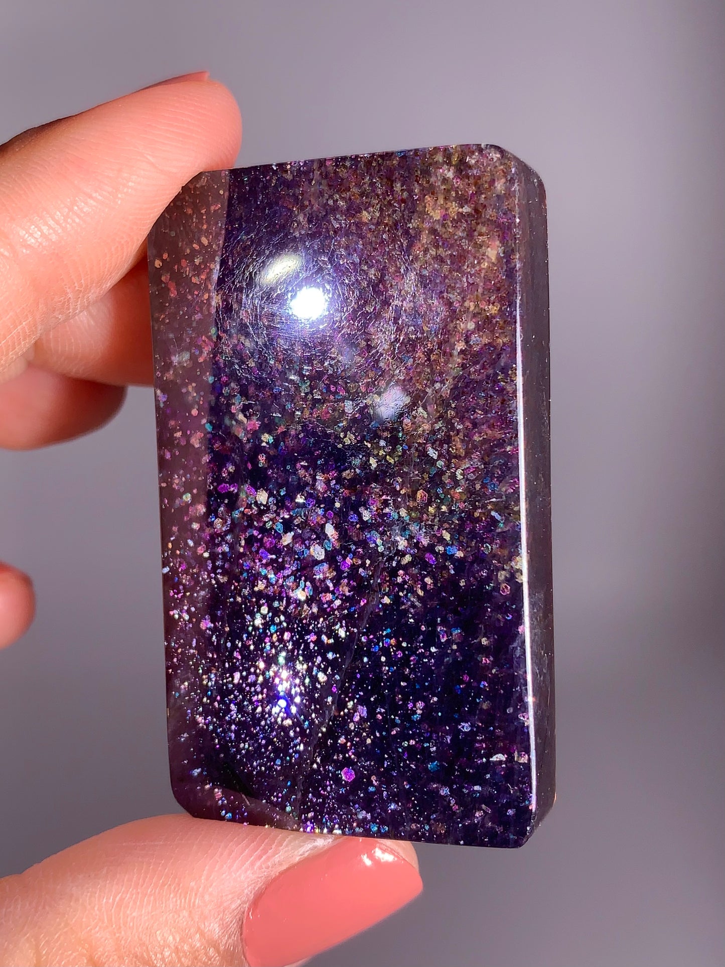 Collector's Grade Galaxy Iolite Crystal Polished Freeform – Tanzania