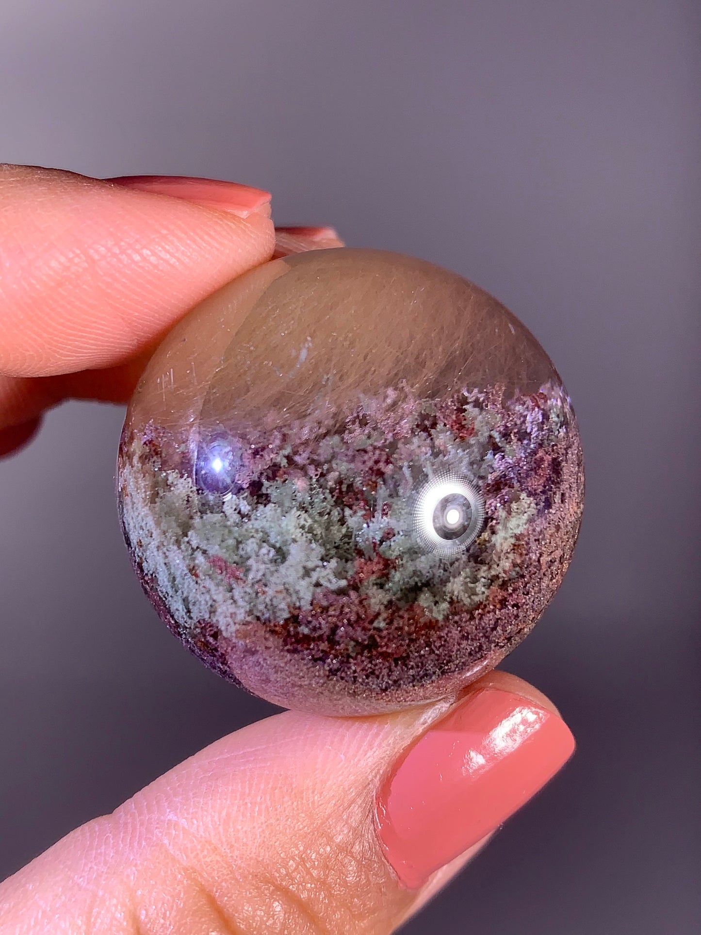 Collector's Grade Four Season Garden with Gold Amphibole Sphere from Brazil