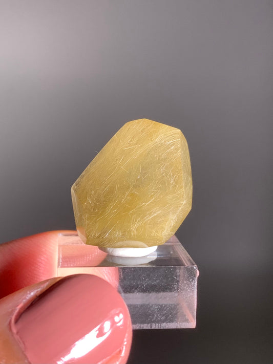 Gold Rutile Quartz Polished Mini Freeform