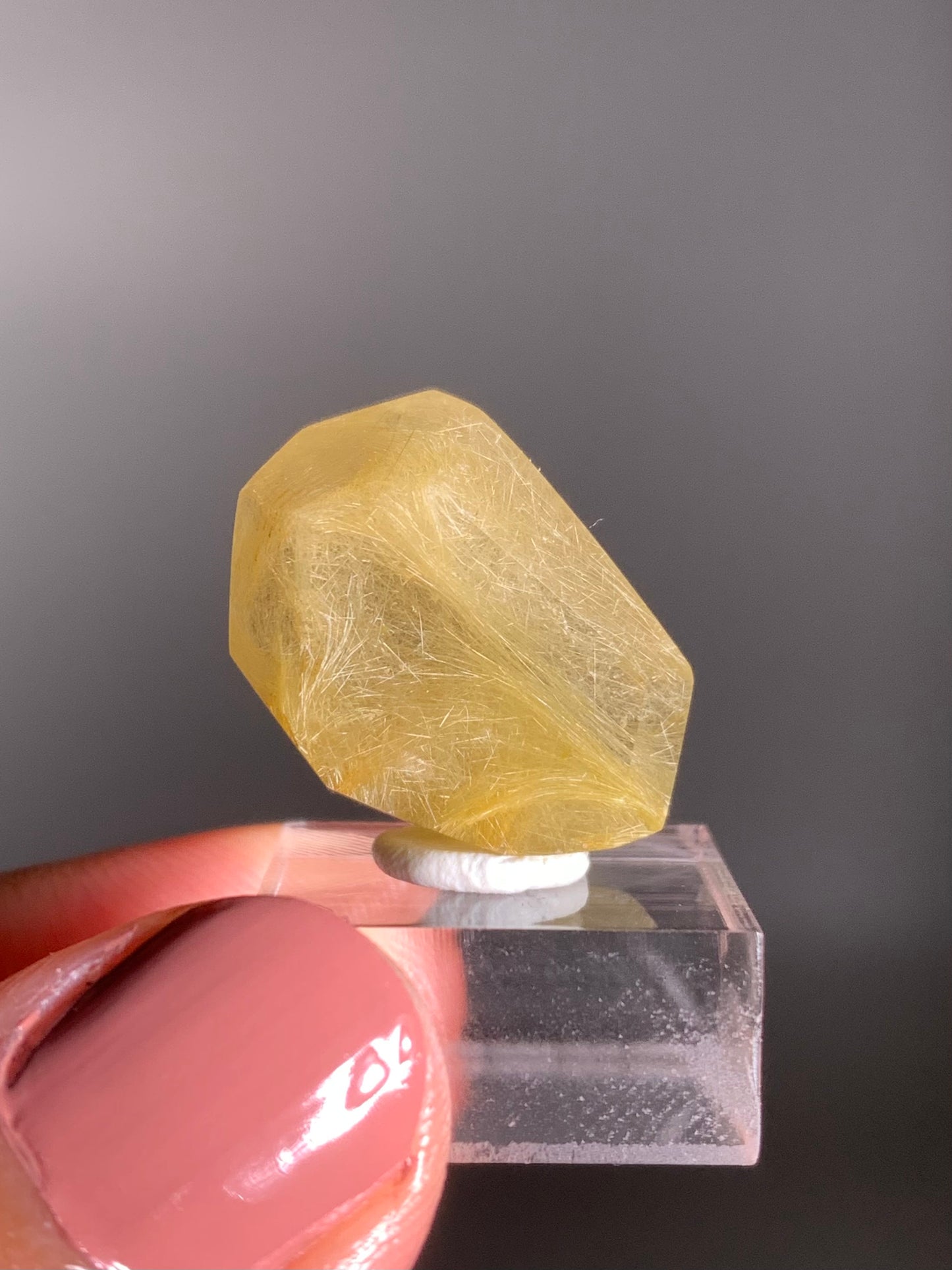 Gold Rutile Quartz Polished Mini Freeform