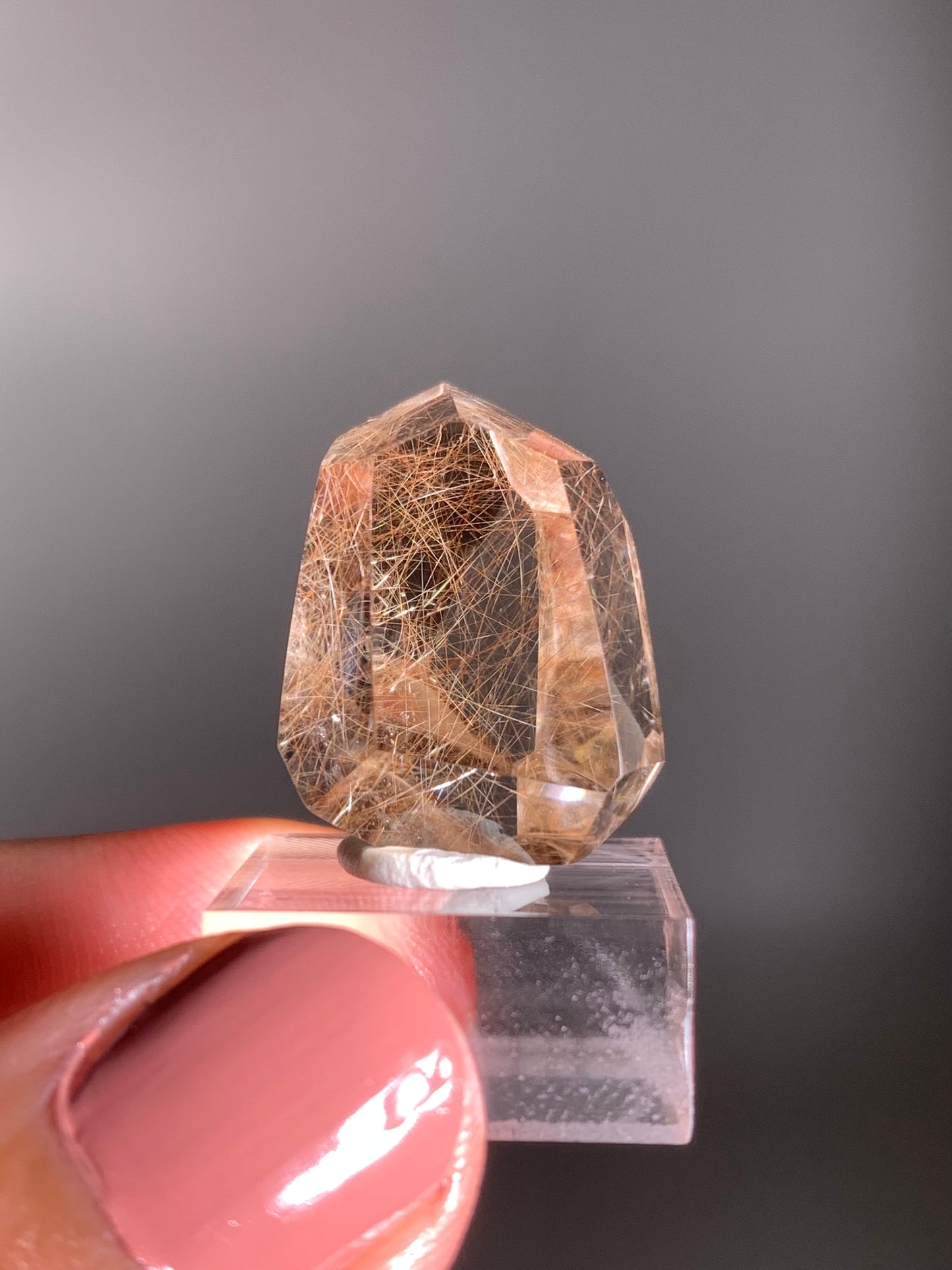 Gold Rutile Quartz Polished Mini Freeform