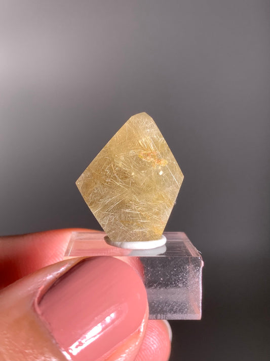 Gold Rutile Quartz Polished Mini Freeform