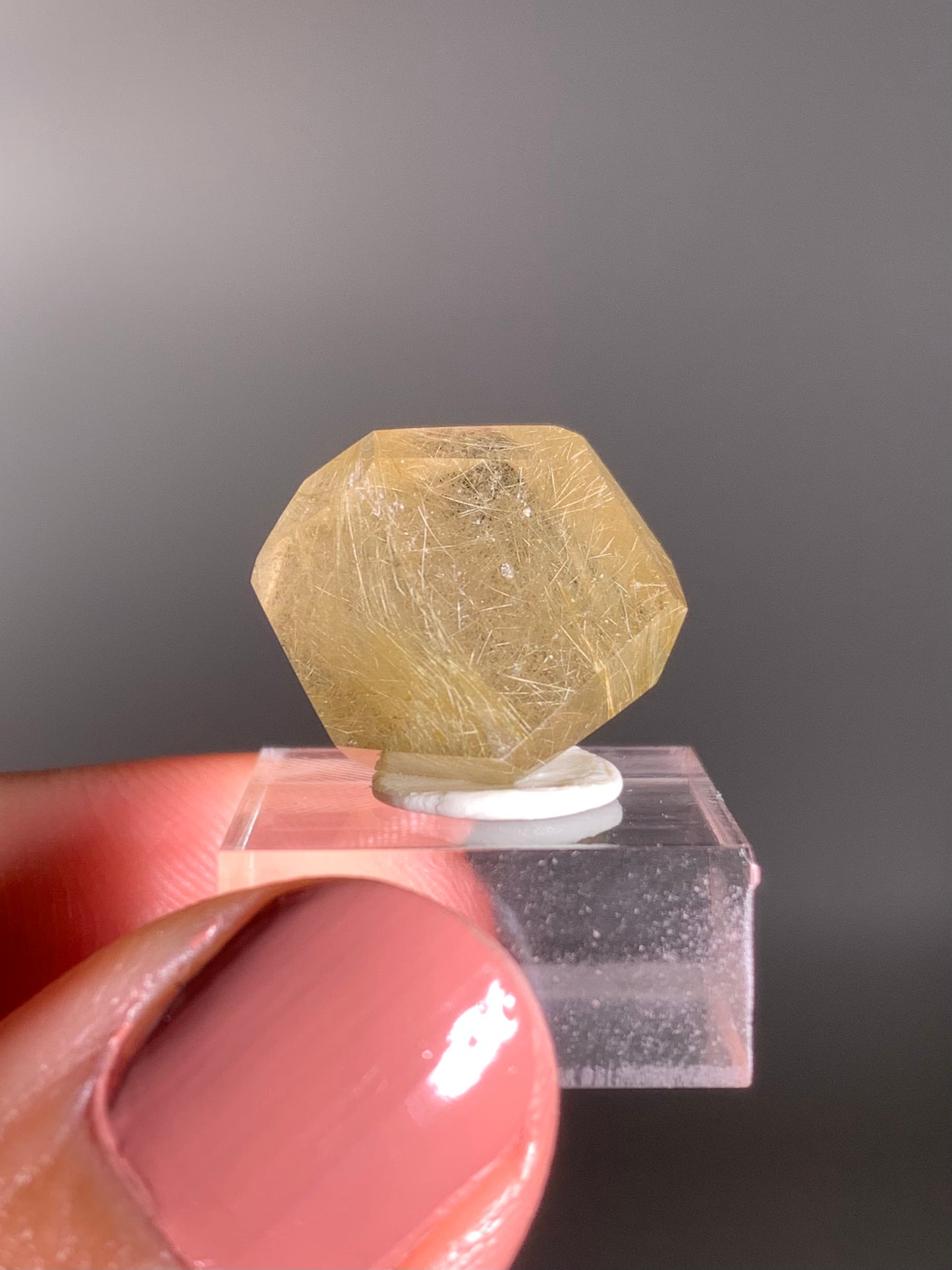 Gold Rutile Quartz Polished Mini Freeform