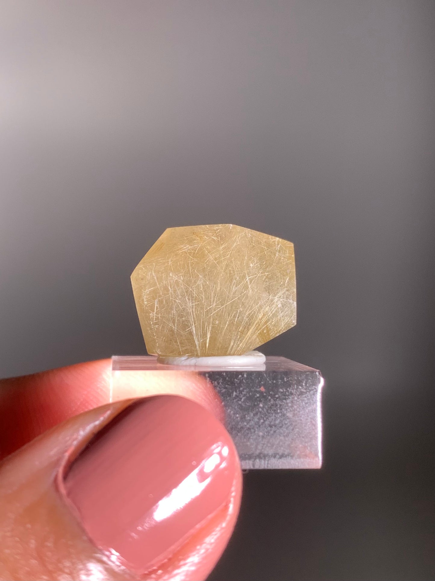 Gold Rutile Quartz Polished Mini Freeform