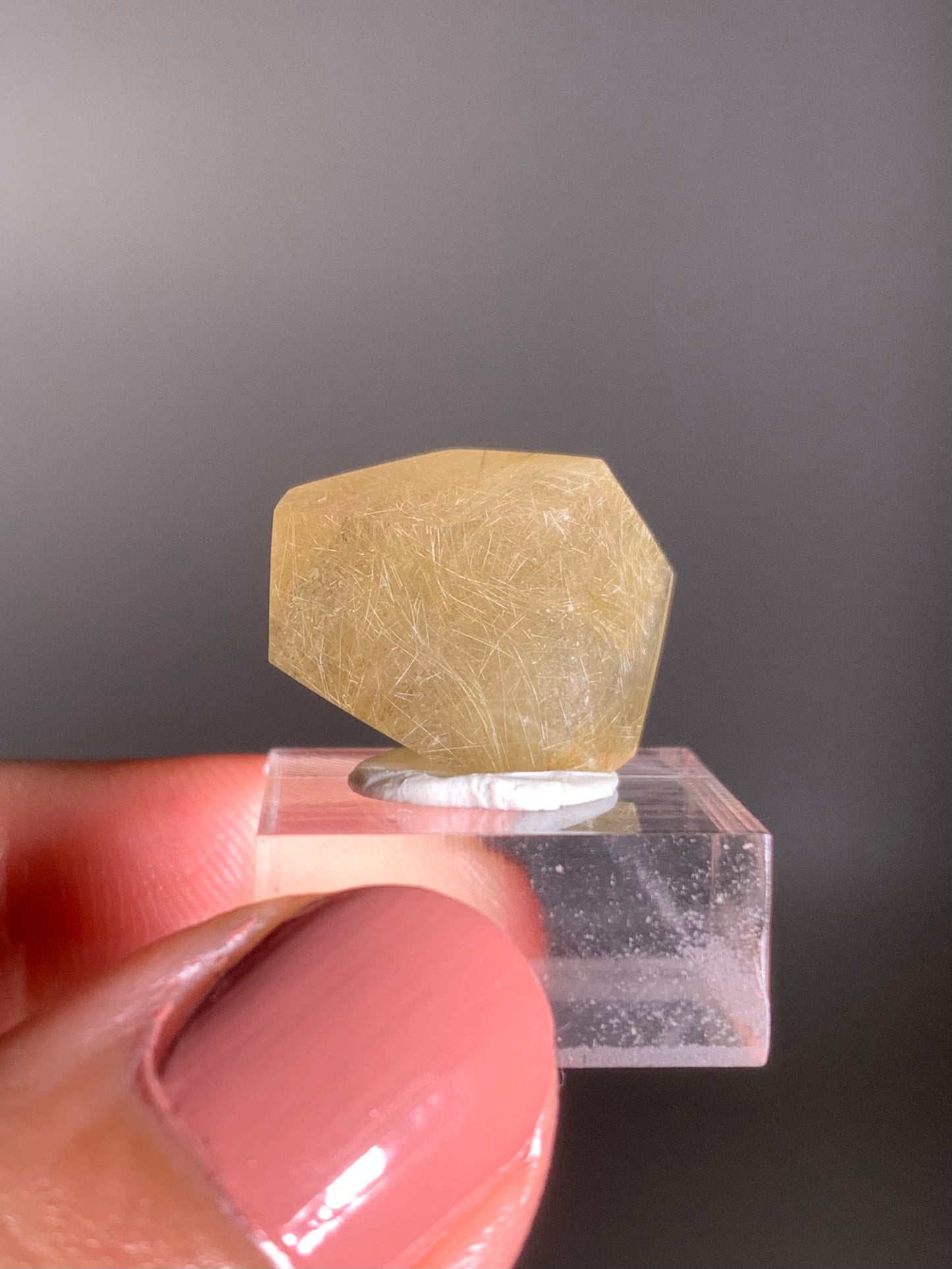 Gold Rutile Quartz Polished Mini Freeform