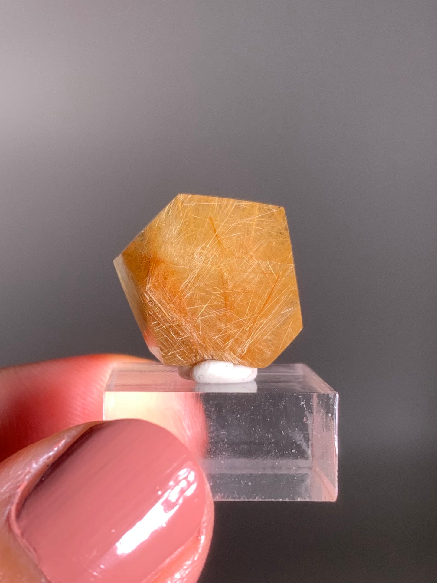 Gold Rutile Quartz Polished Mini Freeform