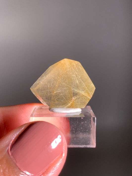Gold Rutile Quartz Polished Mini Freeform