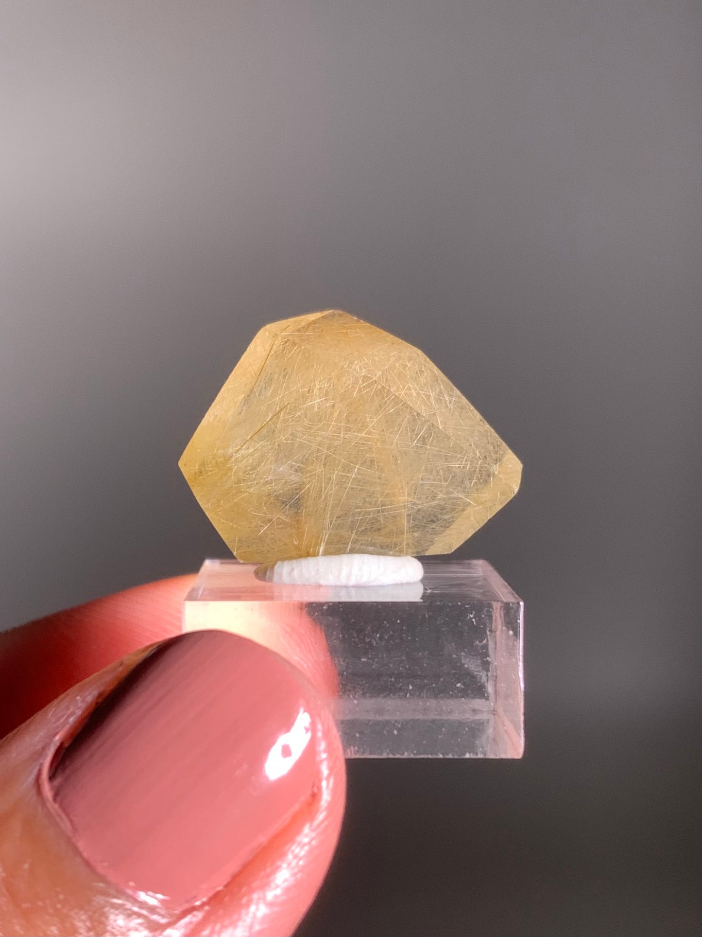 Gold Rutile Quartz Polished Mini Freeform