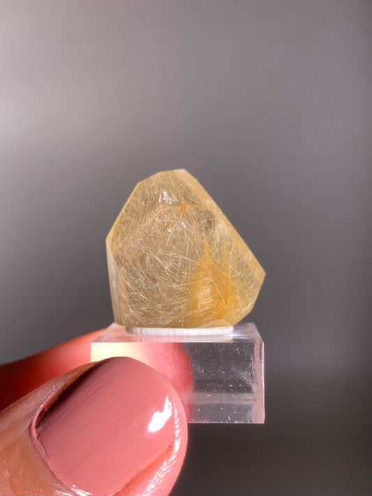 Gold Rutile Quartz Polished Mini Freeform