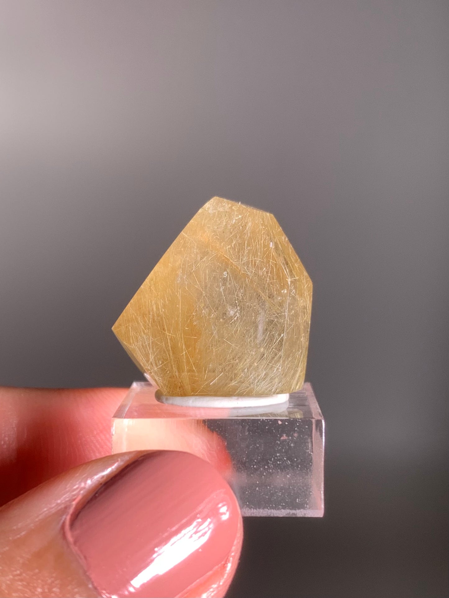 Gold Rutile Quartz Polished Mini Freeform