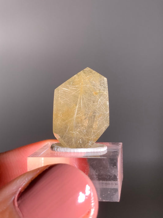 Gold Rutile Quartz Polished Mini Freeform