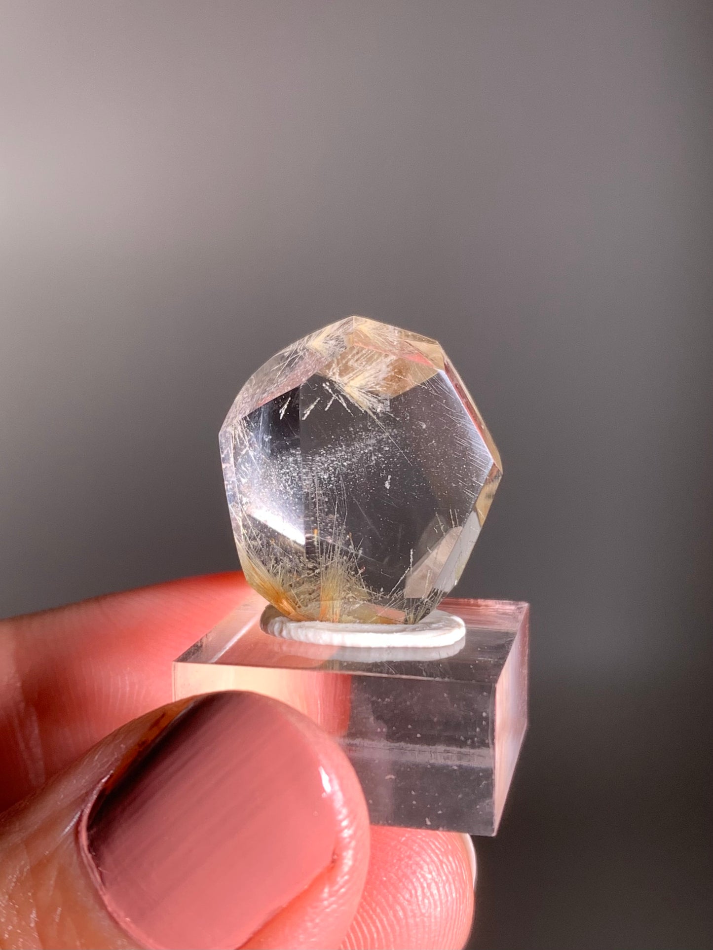 Gold Rutile Quartz Polished Mini Freeform