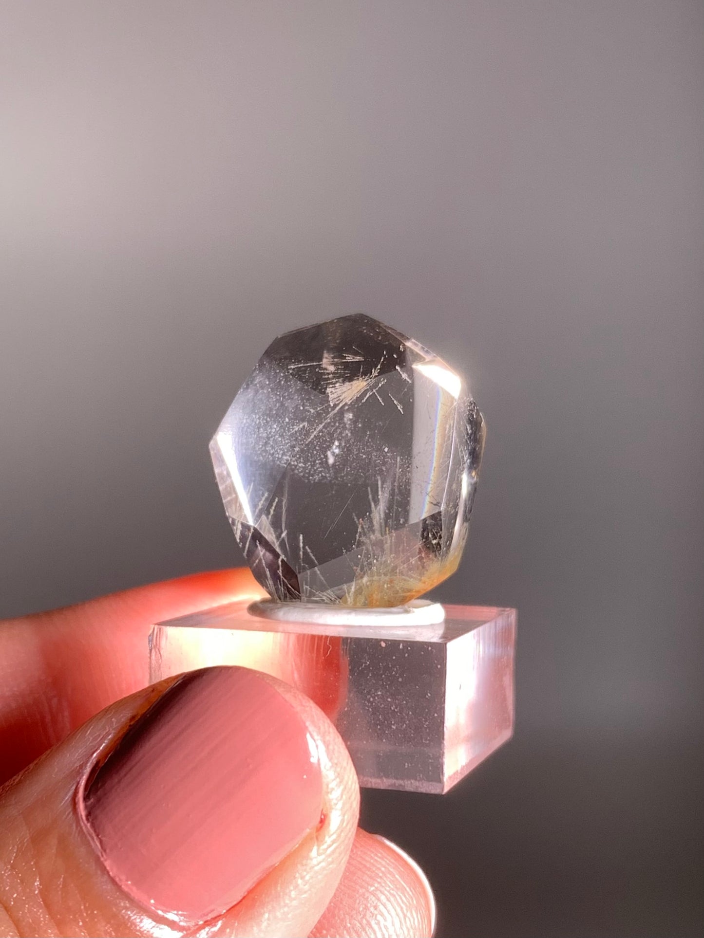 Gold Rutile Quartz Polished Mini Freeform