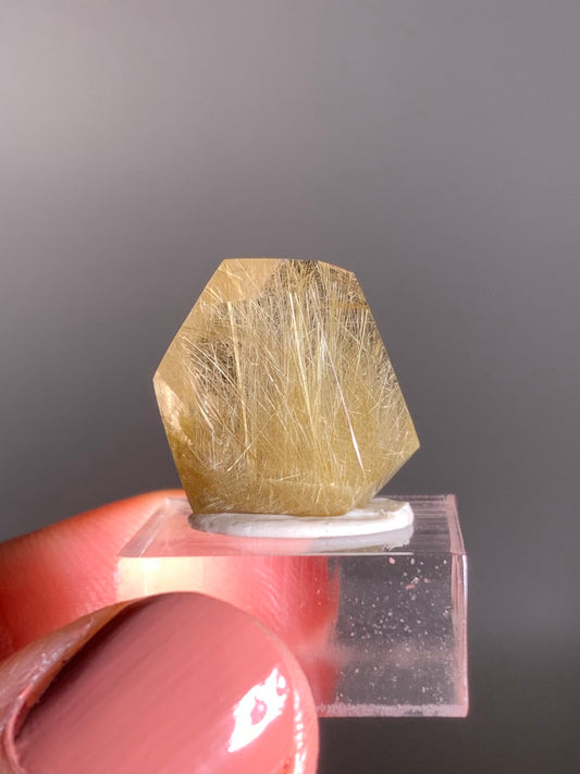 Gold Rutile Quartz Polished Mini Freeform