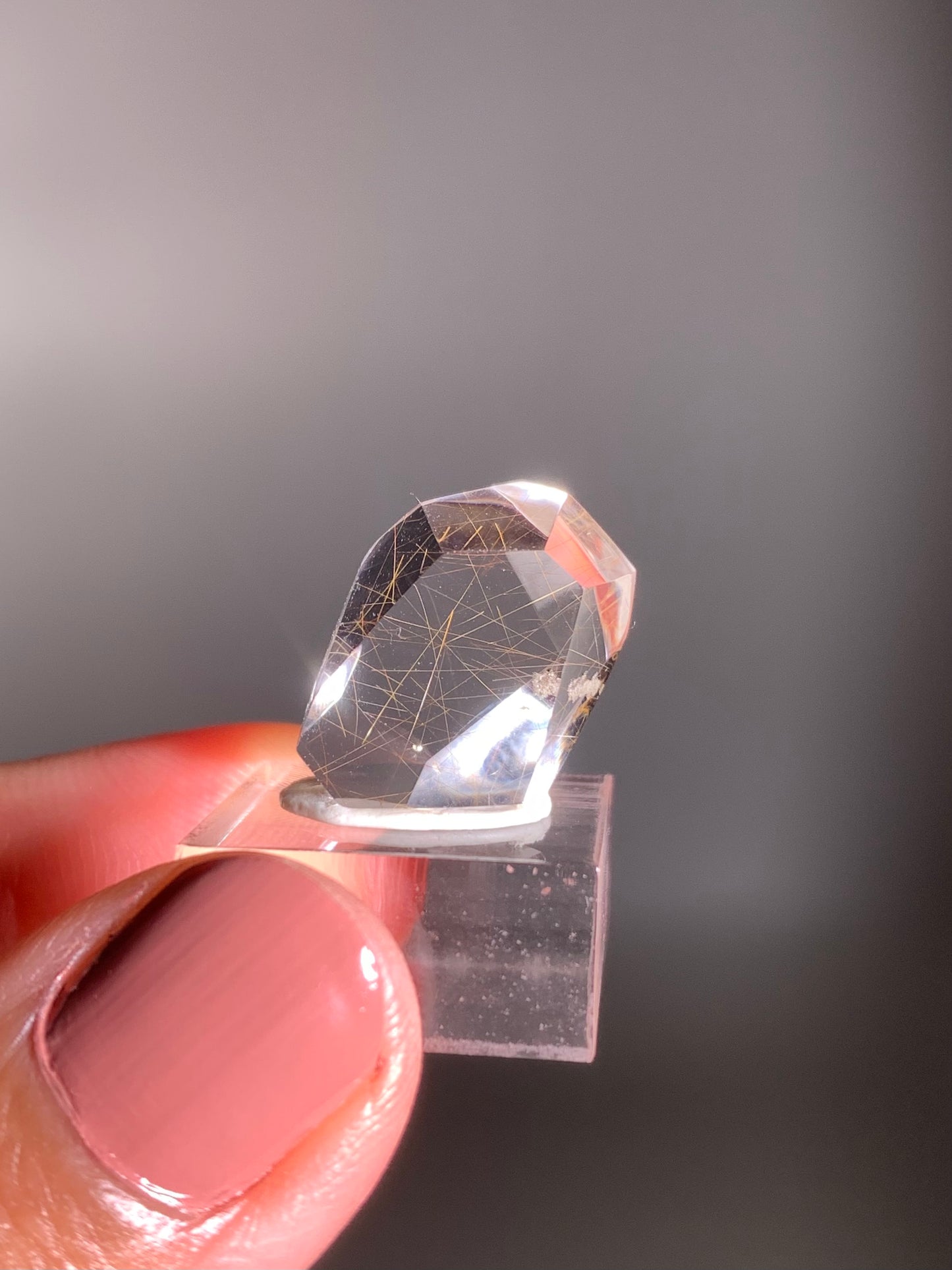 Gold Rutile Quartz Polished Mini Freeform