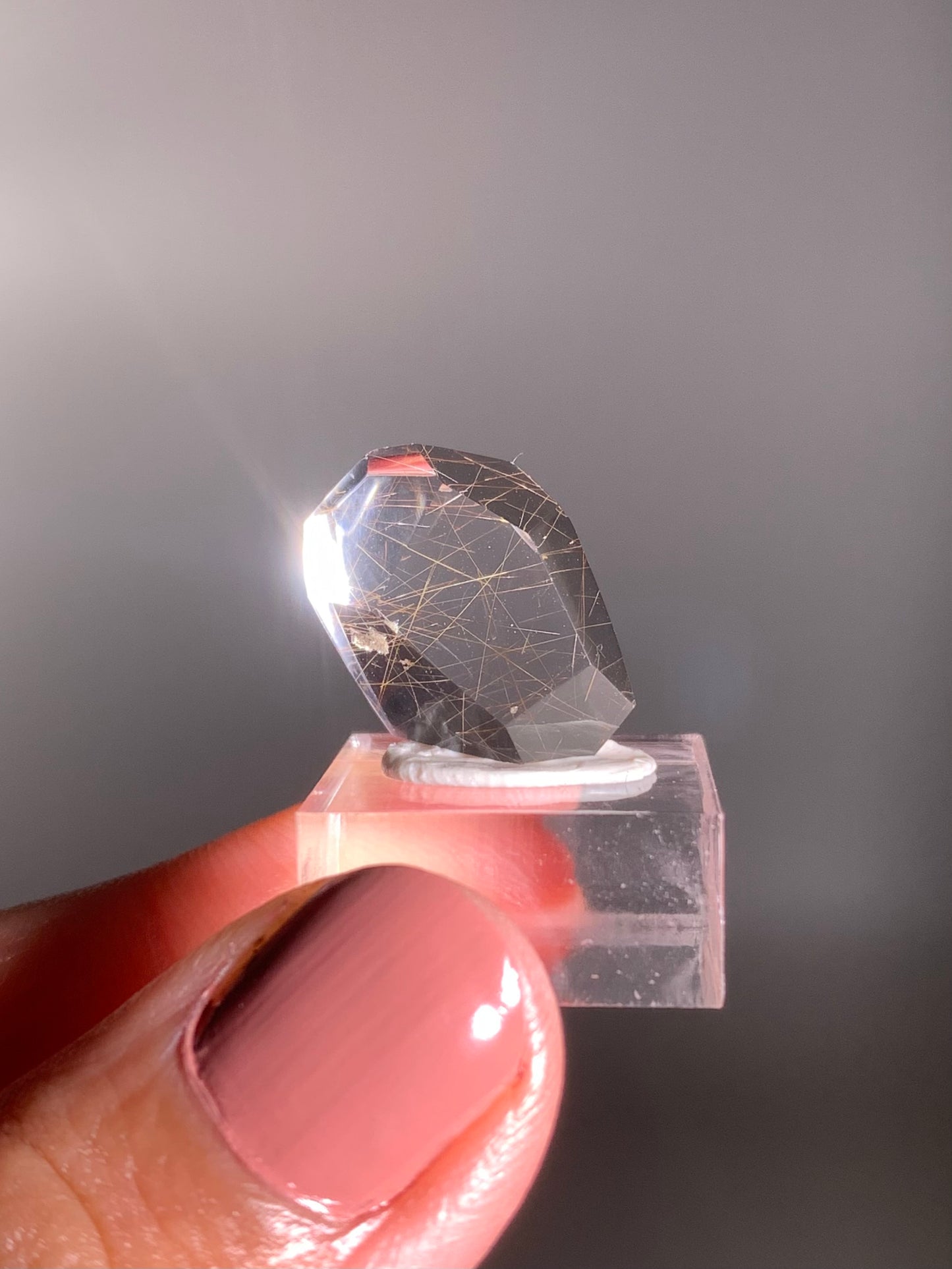 Gold Rutile Quartz Polished Mini Freeform