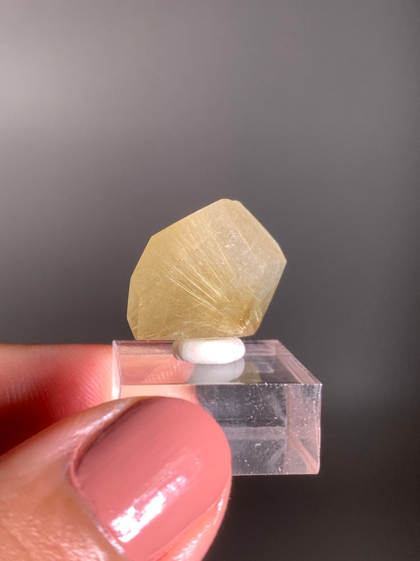 Gold Rutile Quartz Polished Mini Freeform