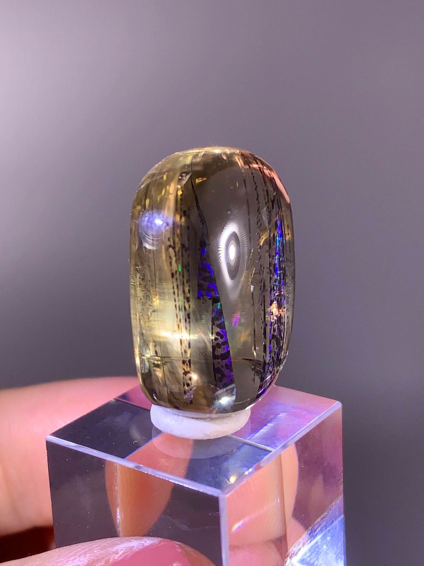 Rare High-Quality Rainbow Scapolite Polished – Mozambique