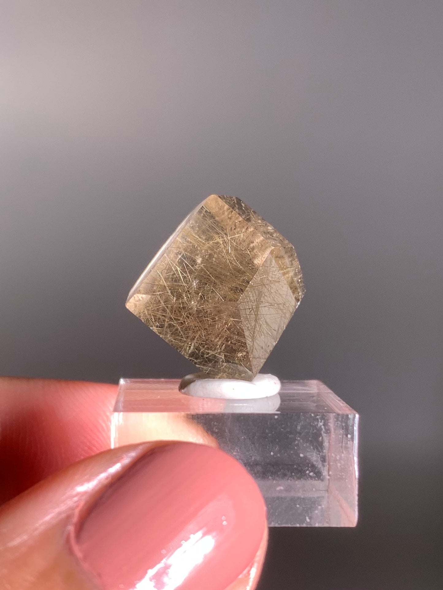 Gold Rutile Quartz Polished Mini Freeform