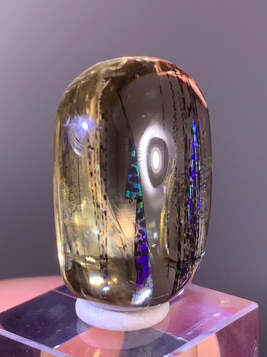 Rare High-Quality Rainbow Scapolite Polished – Mozambique