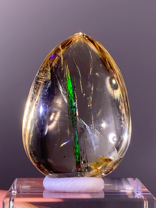 Rare High-Quality Rainbow Scapolite Polished – Mozambique