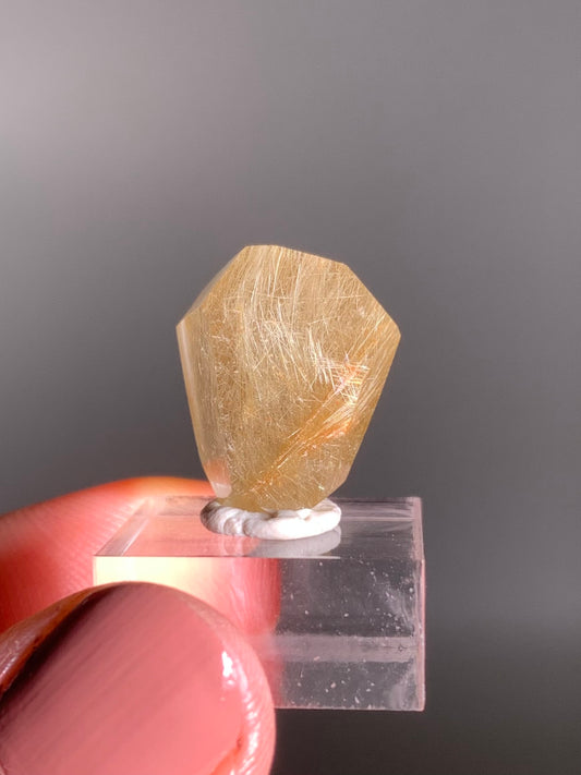 Gold Rutile Quartz Polished Mini Freeform