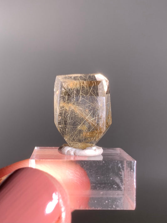 Gold Rutile Quartz Polished Mini Freeform