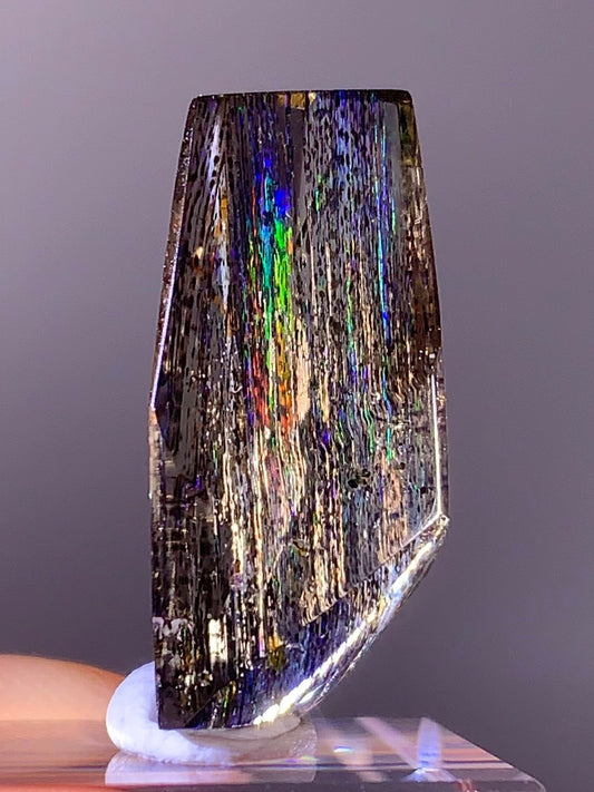 Rare High-Quality Rainbow Scapolite Polished Freeform – Mozambique