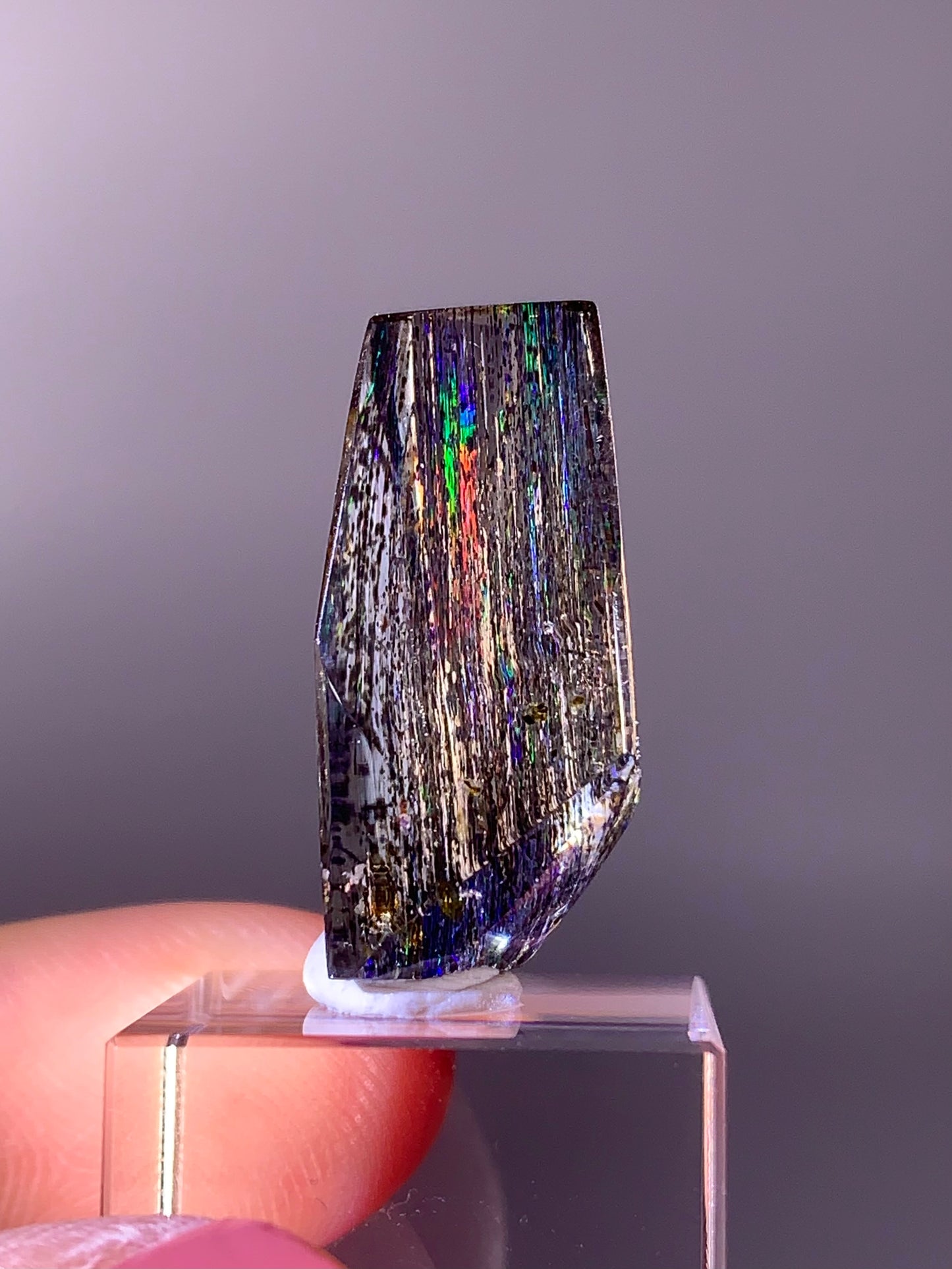 Rare High-Quality Rainbow Scapolite Polished Freeform – Mozambique