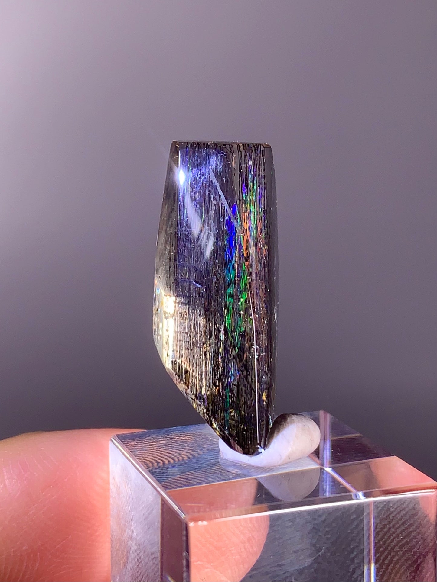 Rare High-Quality Rainbow Scapolite Polished Freeform – Mozambique