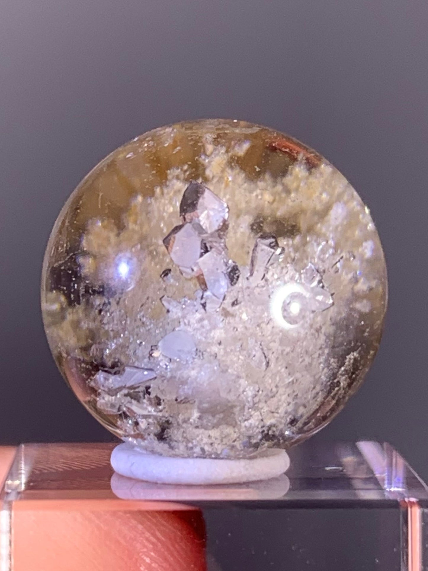 High-Quality Cream Garden Quartz with Inner Quartz Cluster from Brazil | Included Quartz (Manifestation)