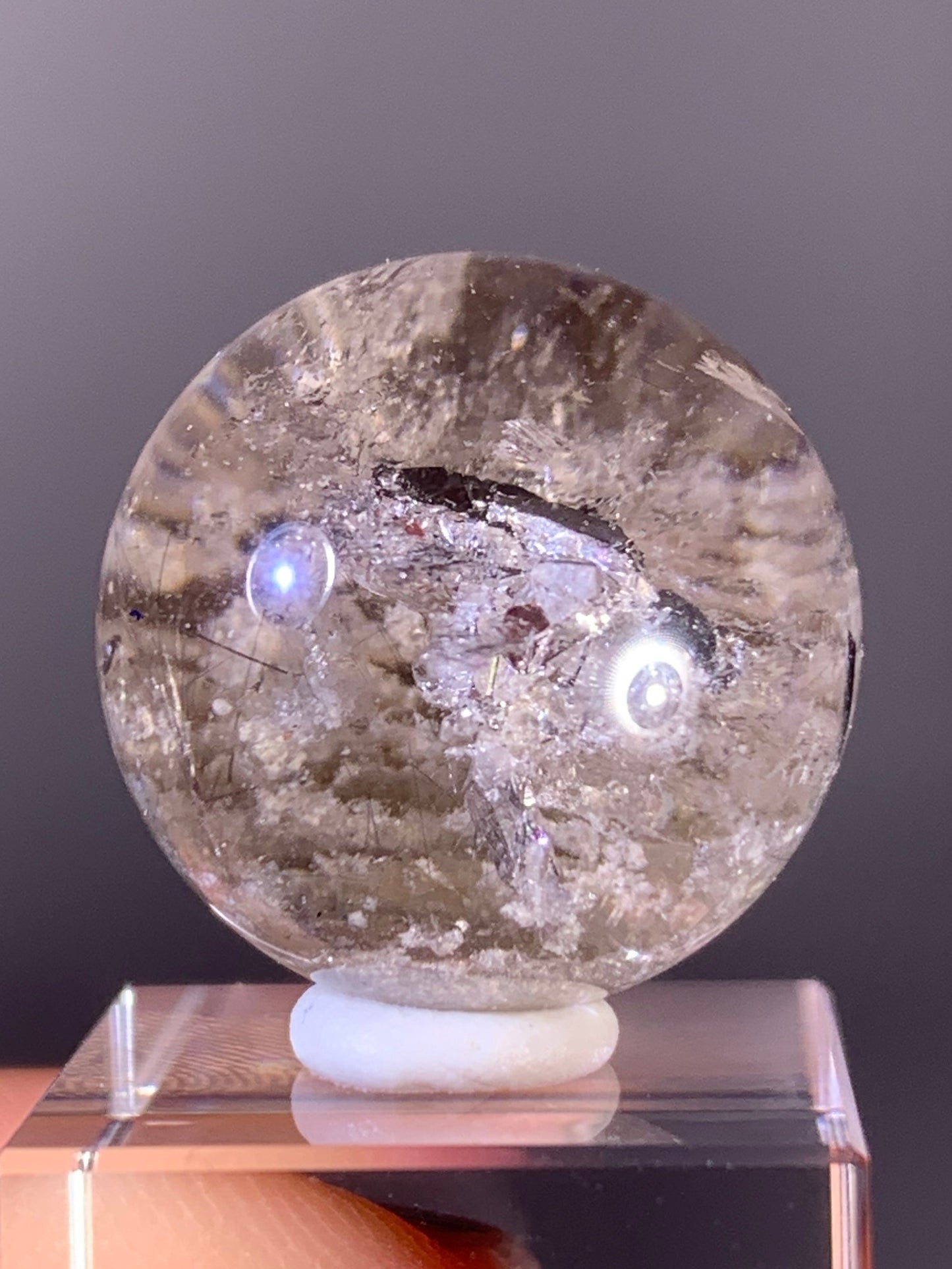 High-Quality Cream Garden Quartz with Inner Quartz Cluster from Brazil | Included Quartz (Manifestation)