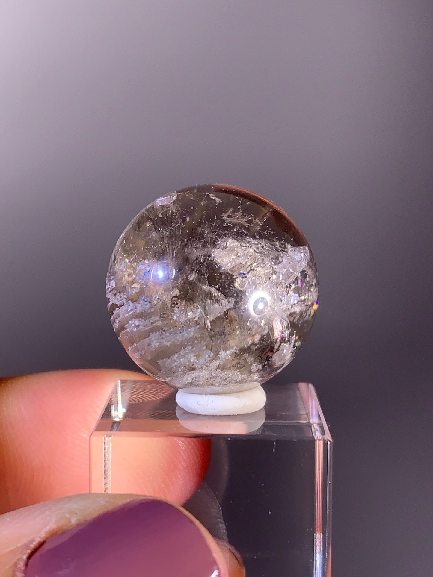 High-Quality Cream Garden Quartz with Inner Quartz Cluster from Brazil | Included Quartz (Manifestation)