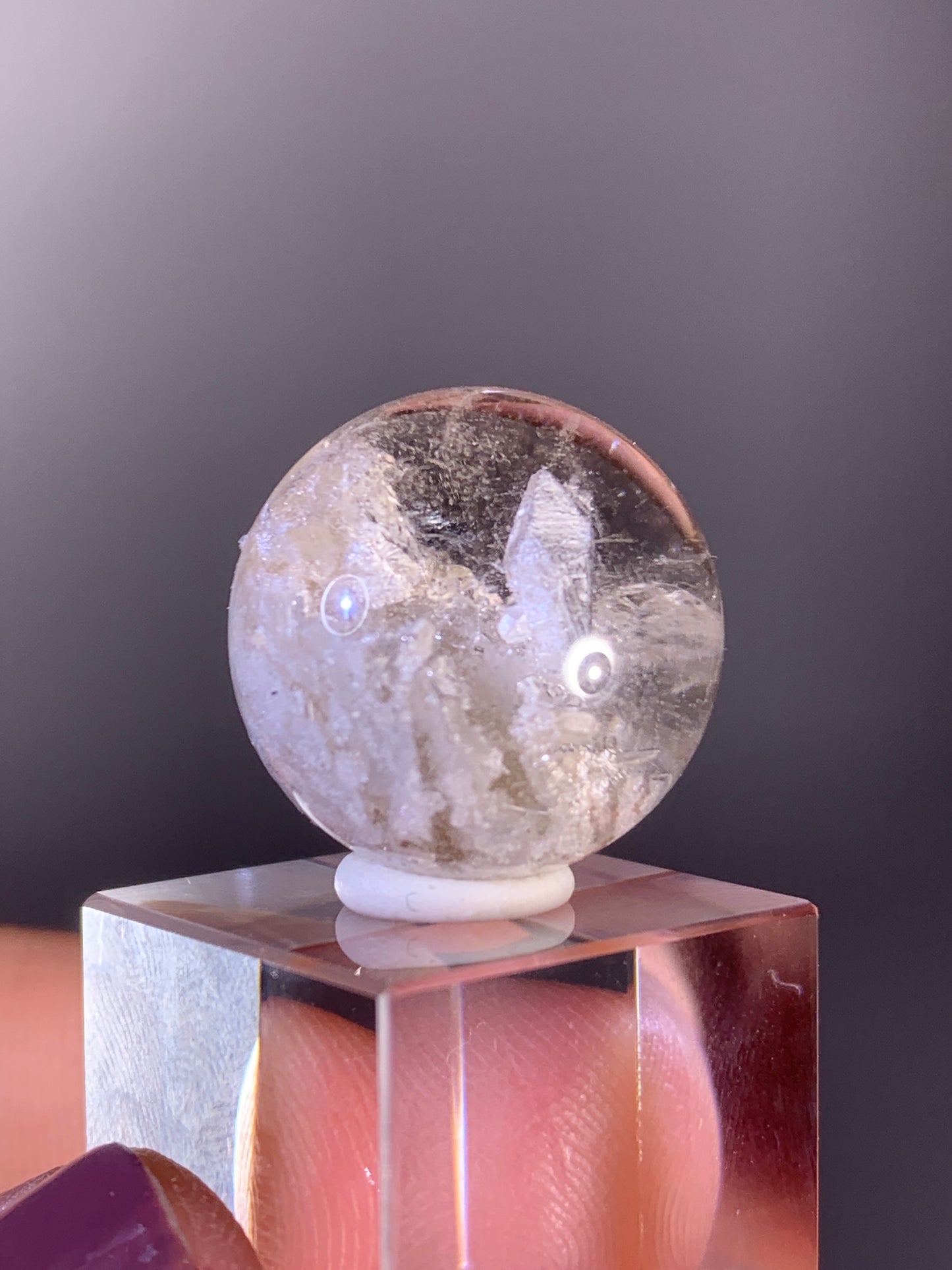 High-Quality Cream Garden Quartz with Inner Quartz Cluster from Brazil | Included Quartz (Manifestation)